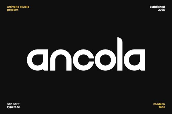 Ancola Font: A Modern Typeface for Strong Digital Branding