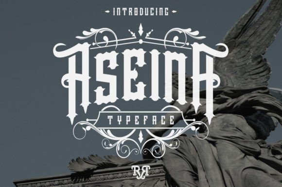 Aseina Font Review: A Gothic Typeface for Bold Digital Design