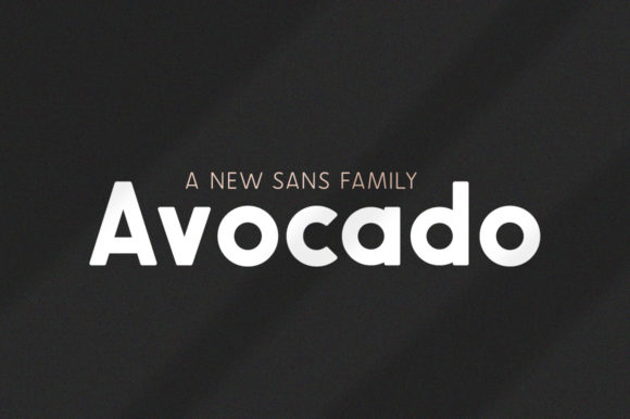Avocado Family: A Versatile Typeface for Craft Creators