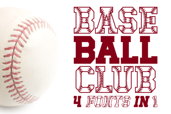 Baseball Club Font: A Playful Typeface for Digital Designs