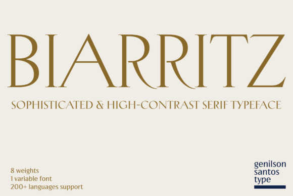 Biarritz: A Serif Typeface for Editorial Elegance