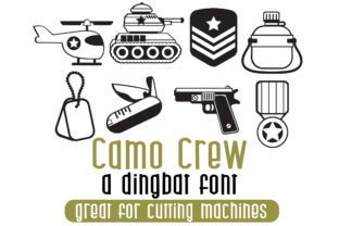 Camo Crew: A Military-Inspired Typeface for Editorial Design