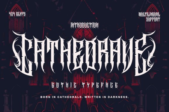 Cathedrave: A Bold Blackletter for Gothic Vibes