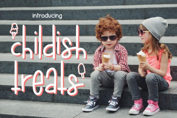 Childish Treats: A Playful Typeface for Editorial Design