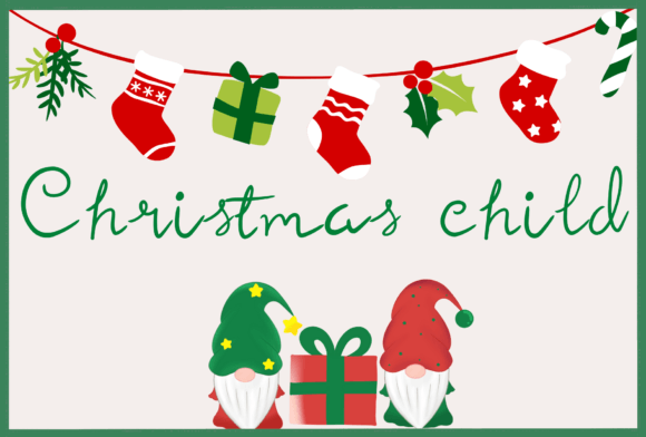 Christmas Child Font: A Quirky Touch for Your Brand Identity