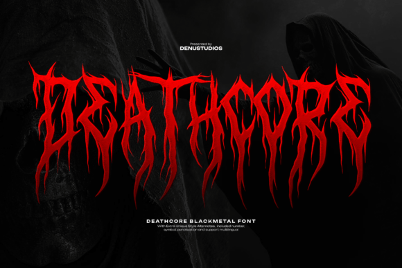 Deathcore Font: A Bold Typeface for Business Branding