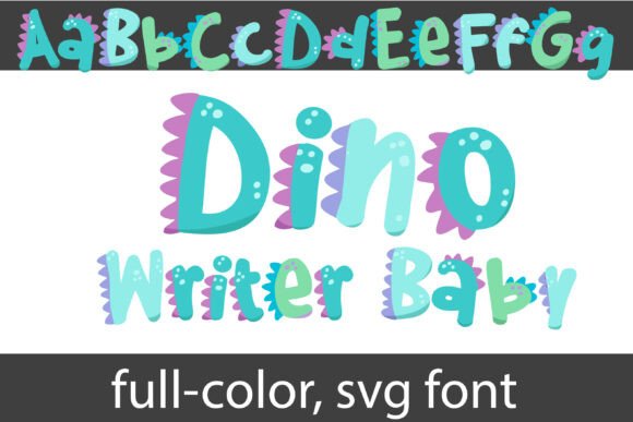 Dino Writer Baby: A Playful Typeface for Campaign Creativity
