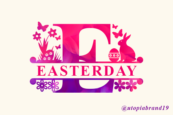 Easterday Monogram: A Decorative Font for Editorial Elegance