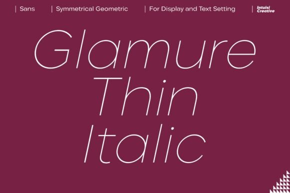 Glamure Thin Italic: A Premium Font for Elegance in Craft Projects