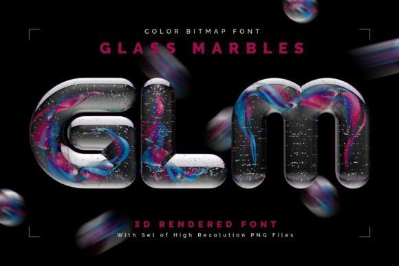 Glass Marbles: A Color Font with a Playful Touch for Editorial Design