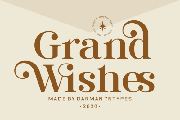 Grand Wishes Typeface: Elegance in Every Pixel