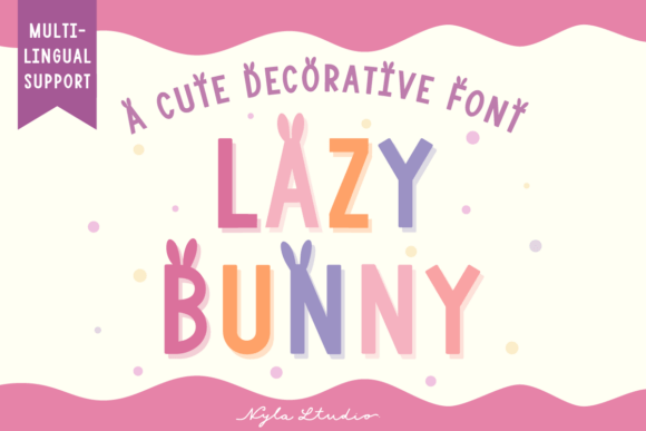 Lazy Bunny Font: A Playful Typeface for Creative Branding Projects