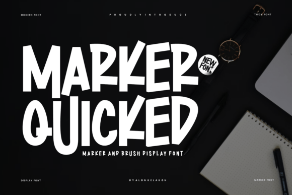 Marker Quicked: A Handwritten Font That Drives Engagement