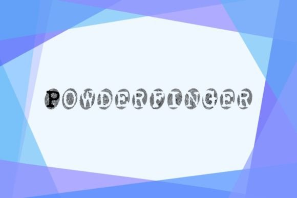 Powderfinger Font: A Decorative Typeface for Creative Makers