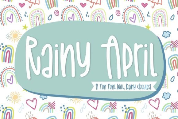Rainy April Font Review: A Playful Typeface for Campaign Creativity