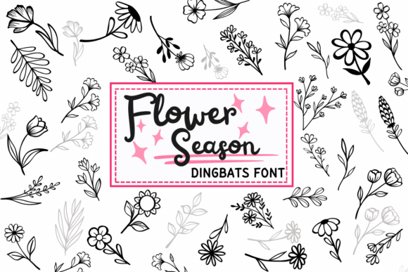Season Flower: A Whimsical Typeface for Editorial Design