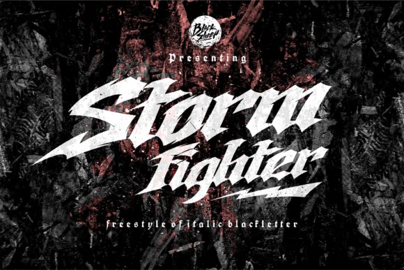 Storm Fighter Font: Gothic Elegance for Digital Branding