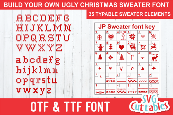 Ugly Christmas Sweater Font for a Festive Brand Identity