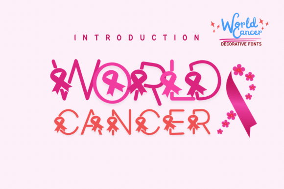 World Cancer Font: A Decorative Typeface for Crafters